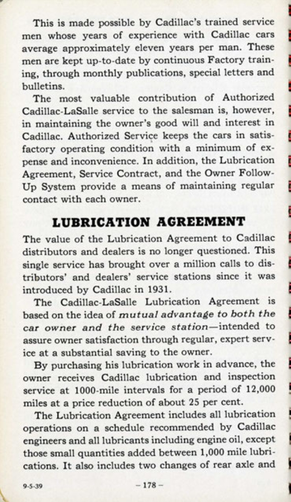 1940 Cadillac LaSalle Data Book Page 27